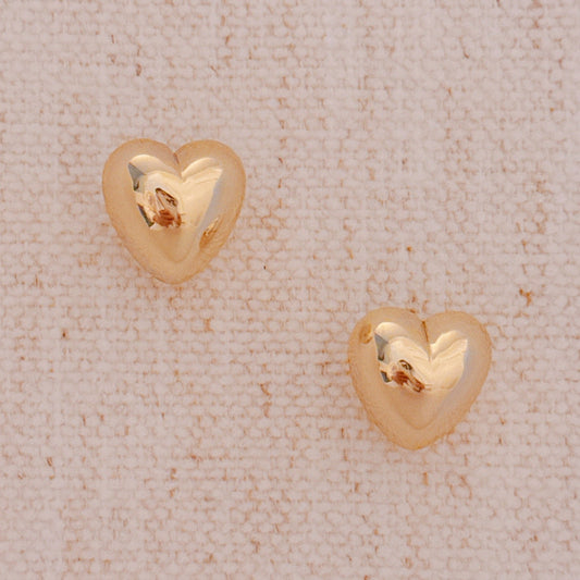 Penny Lovely Heart Stud Earrings